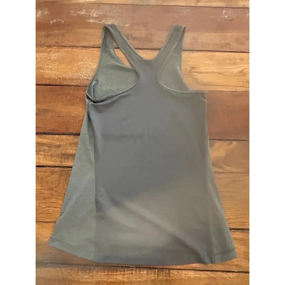 Nike Dri-FIT women's racerback training gray tank Small